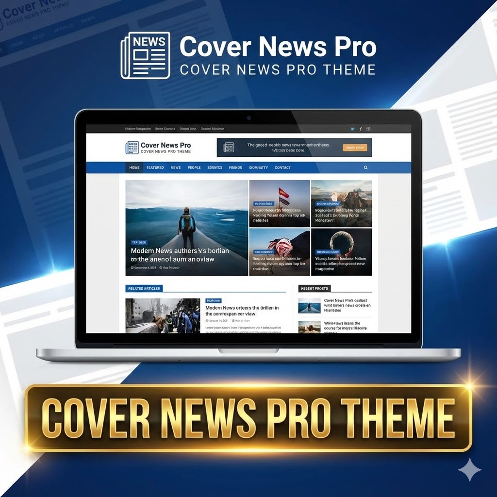 Cover news Pro WordPress Theme Lifetime view 2